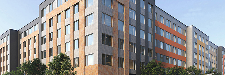 Greystar Real Estate Partners, LLC begins work on 85 Boston St. development known as The Maxwell